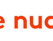 The nudge: a bold orange logo reading &ldquo;the nudge&rdquo; with sunburst accents on a black background.